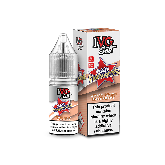 IVG - BAR FAVOURITES - WHITE PEACH RASPBERRY - 10ml - 10mg